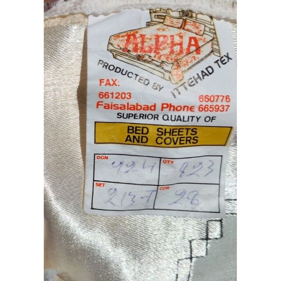 Alpha Ittech Tex Printed Blue Gray Silver Floral Tablecloth 85x53 Geometric Star - Picture 9 of 11